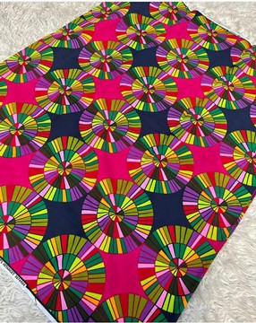 sunkan colorful Ankara fabric , 6yards