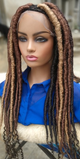 Jumbo locs,360 wig,faux locs,free shipping