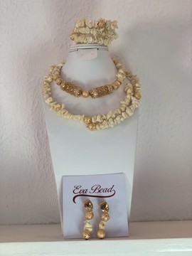 Ivory coral choker