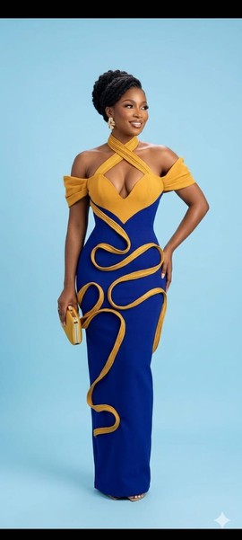 Long female gown