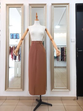 BROWN PAIYA SKIRT