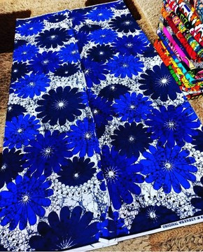 Soho cool Ankara fabric  6yards pure cotton