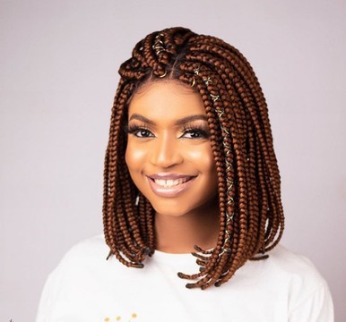 Imisayo  colour bob braids, closure, tight braids