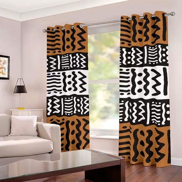 Cultural Unique Bath Mat White and Black Bathroom Rug (LARGER SIZES AVAILABLE)