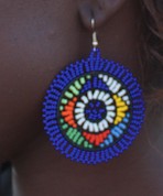 Boucles d'oreille "La ronde de JOBOURG Blanche"