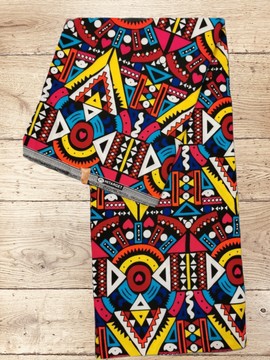 6 YARDS FABRIC WAX ANKARA FABRIC PATTERN: