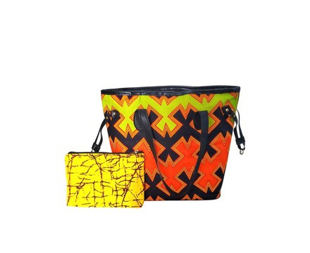 Ifemi Elegant African Woman Vibrant-Colored Tote Bags For All Occasions