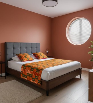 Sovereign Heritage Kente-Inspired Bedding Set