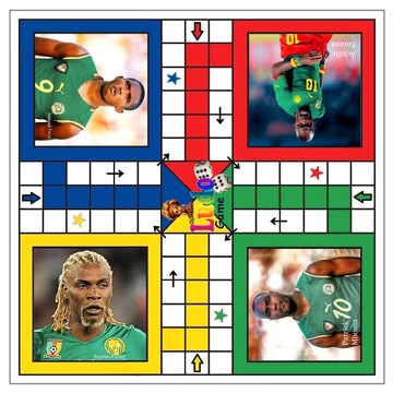 Ludo Jeu personnalisé football Cameroun