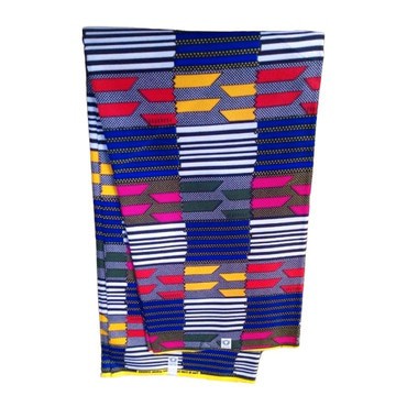 Tissu pagne Ndop Cameroun en coton léger 6 yards