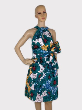 Ankara Infinity Midi  Dress