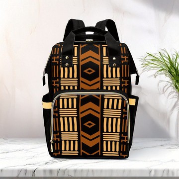 Mudcloth Backpack | Afrocentric Fashion | Diaper Bag