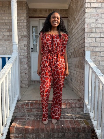 African Ankara Wax Print Afro Zina Jumpsuit