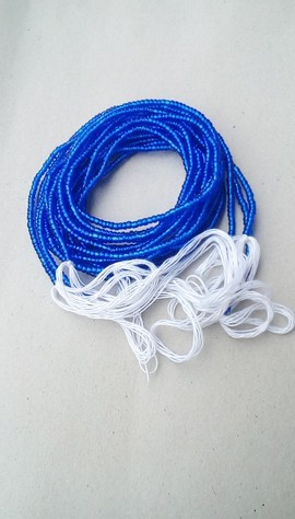 Blue belly beads/bine bine / Women belly/tie on waist beads chains