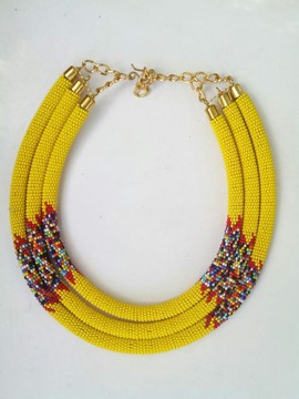 3 in 1 necklace/Zulu necklaces/ maasai necklace/ African chain