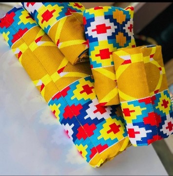 Ashanti Bonwire Kente -Hand woven