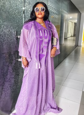 African Woman Luxury Agbada Dress for Weddings/Special occasions/Plus size