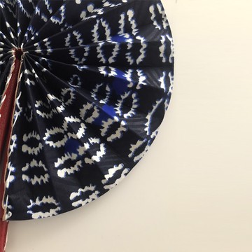 PARIS WAX AND LEATHER FAN