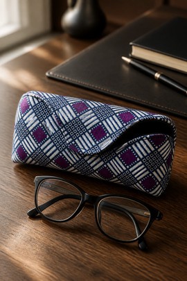 * Handmade glasses case – African style