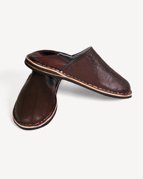 Genuine genuine leather slippers