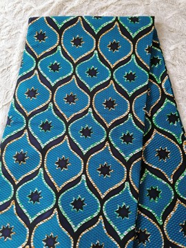 Wax fabrics 100% cotton 2 yards 1m80 "congress"