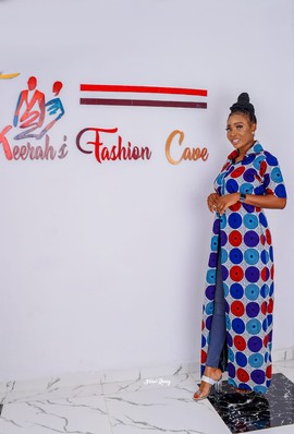 African Print women’s kimono gown , Ankara Kimono jacket, wax print kimono dress
