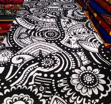 Africa print fabric, Ankara Fabrics (6 yards)