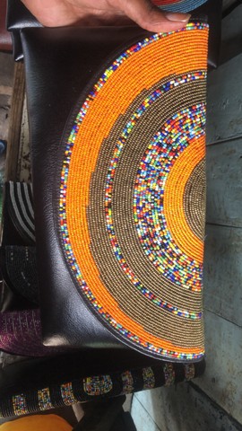 Beaded Clutch bag/evening purse/beaded purse/handmade beaded clutch bag