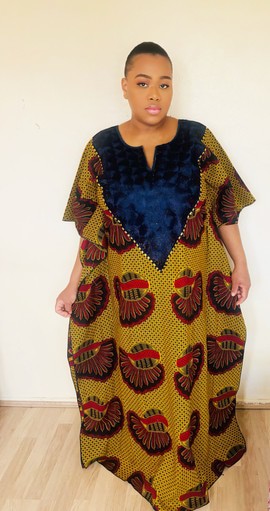 Magnifique boubou en wax