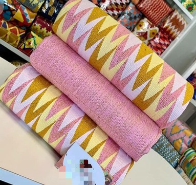 Ashanti Bonwire Kente -Hand woven