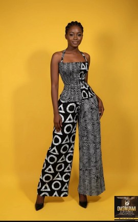 Halter smoked top and pants