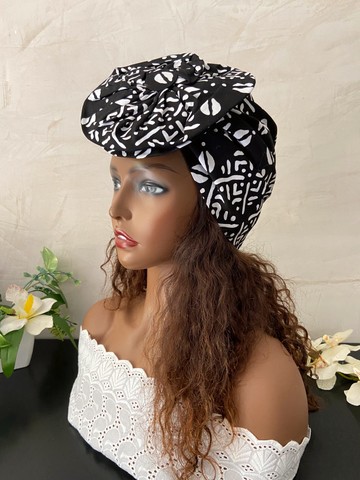 Scarf/turban and earrings set