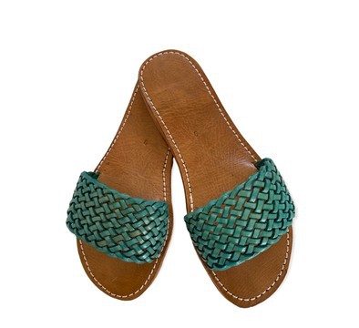 Sandale en cuir véritable haute qualité fait main mode femme
