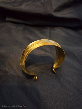 Bracelet in Gilded Bronze