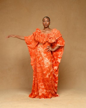 Boubou boule Orange