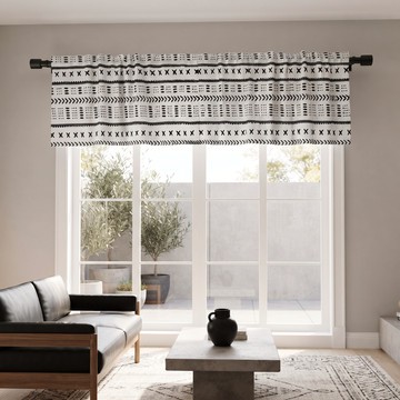 Tribal Spirit Curtain Valance | African Window Styling | Bynelo