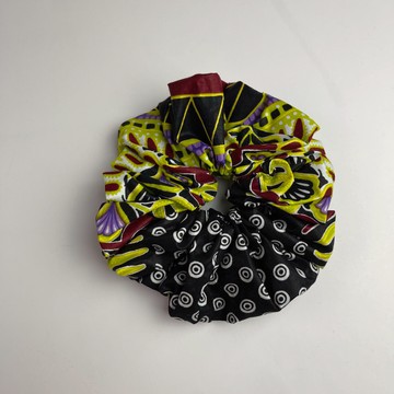 Chouchou en coton XXL à imprimé africain Ankara
