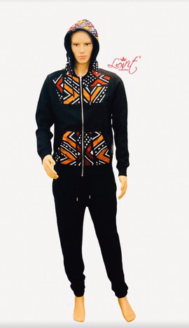 Bogolan pattern sweatshirt