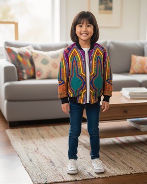 BOMBER DASHIKI MIXTE (2-12 ans)