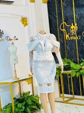 Robe de soirée blanche midi, robes d'anniversaire pour femmes, robes de femmes africaines, robes blanches