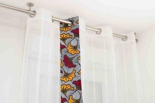 Decorative strip for curtains Flowers