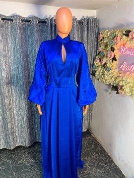 Robe caftan perlée, robe bubu