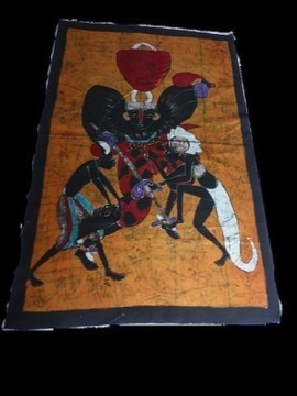 tableau batik seine du village014