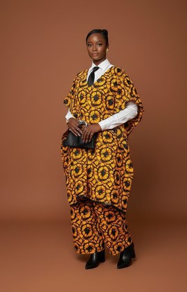 Ensemble kimono en imprimé africain : un style audacieux alliant confort