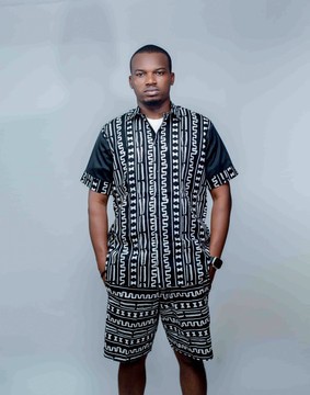 Olawale 2-piece set (Black) | Ankara Style| Fathers Day Gifts| Ankara Fabric