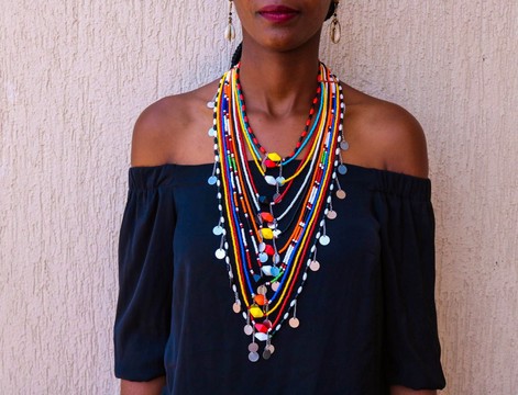 Masai wedding necklace, African wedding necklace, Masai jewelry, Christmas gift for her