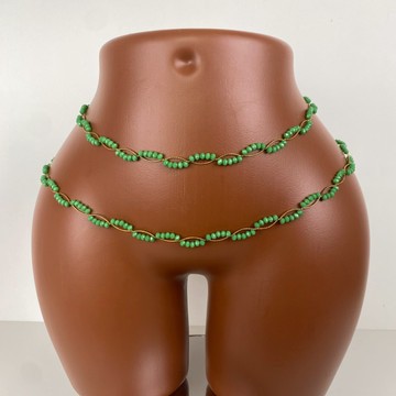 Perles africaines , bayas , bijoux de corps , bijoux de corps femme , bine bine
