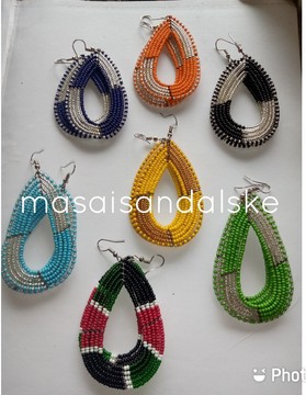 Maasai earrings / Wholesale maasai strings / Handmade earrings for women