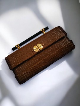 Handmade luxury African handbag