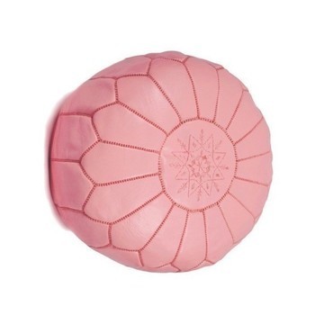 Poufs en cuir véritable confortable finition haute gamme